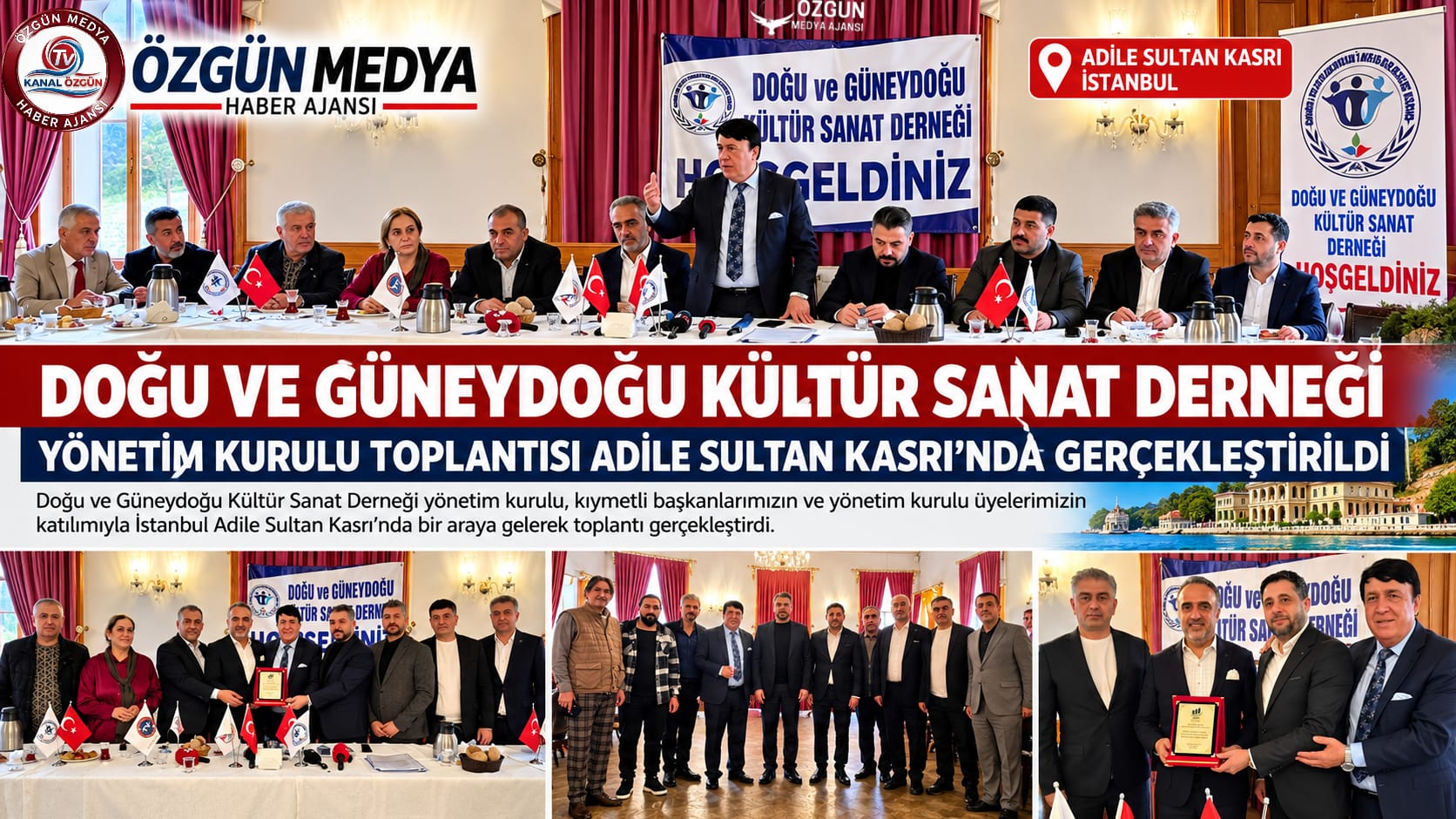 Doğu ve Güneydoğu Kültür ve Sanat Derneği Adile Sultan Kasrı’nda Buluştu!