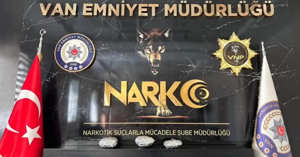 Van’da narkotik operasyonu: 4,7 kilo uyuşturucu ele geçirildi