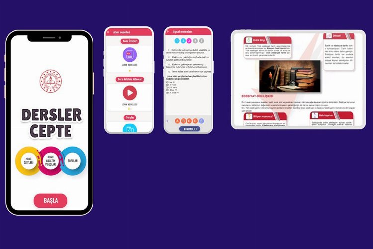 Lise öğrencileri için artık ‘Dersler Cepte’!